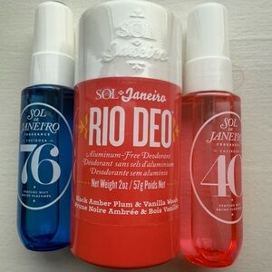 Sol de Janeiro Red, Blue, and Pink Trio